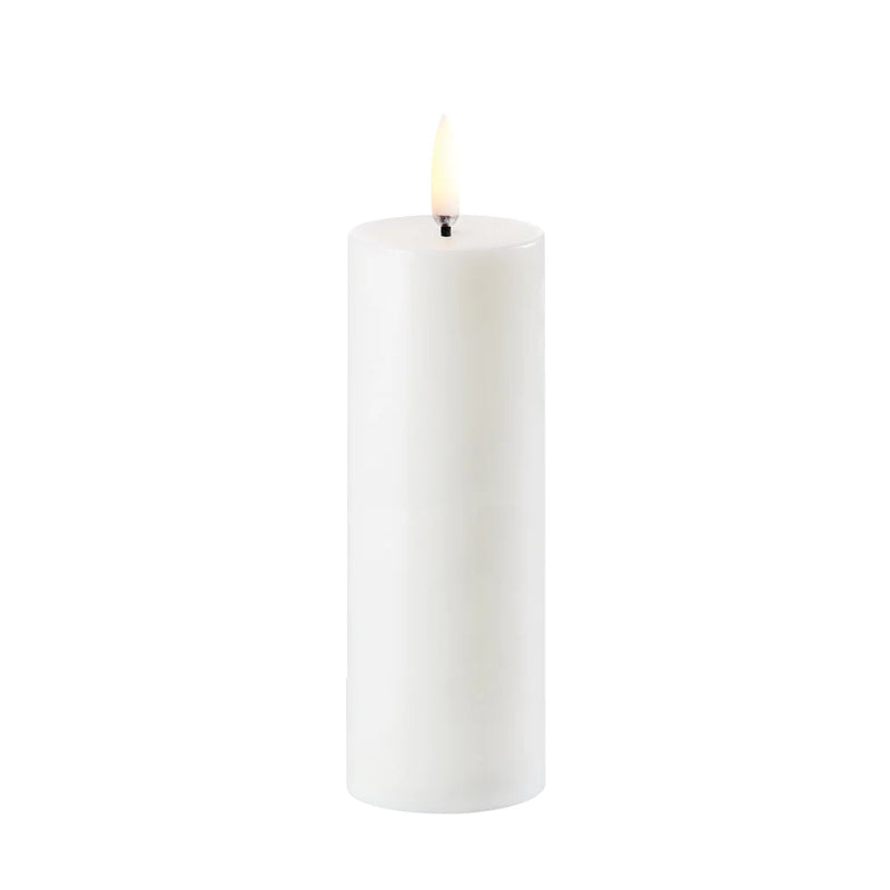 Uyuni – LED-Blockleuchte – Nordisch Weiß – 5 x 14,5 cm