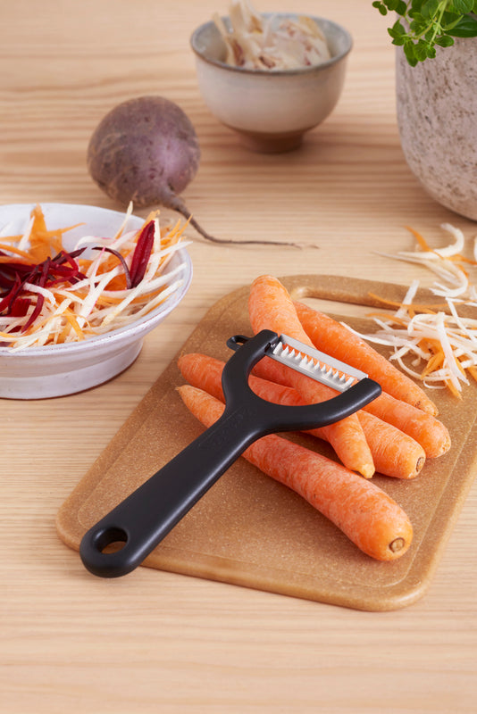 GastroMax - Y-peeler Julienne 14 cm - Svart