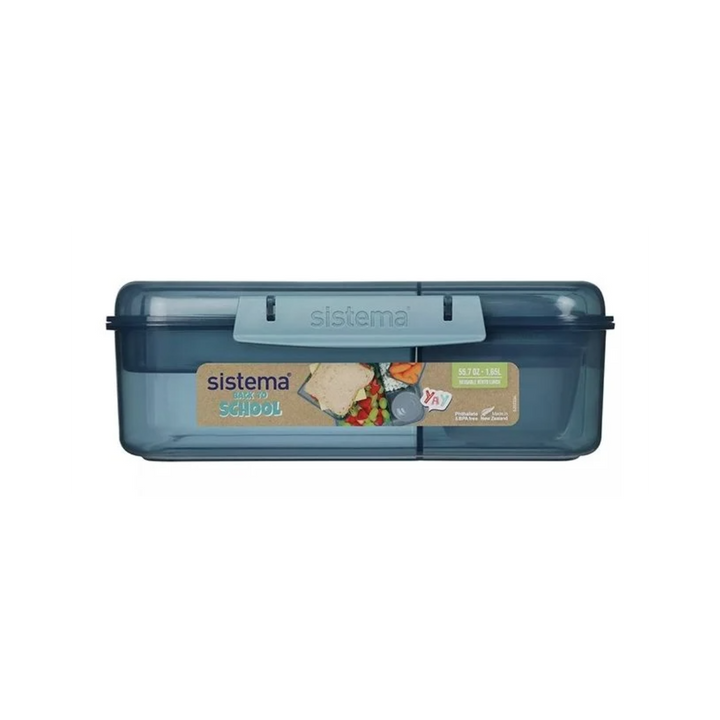Sistema - Bento Cube Lunchlåda 1,65 L - Blå