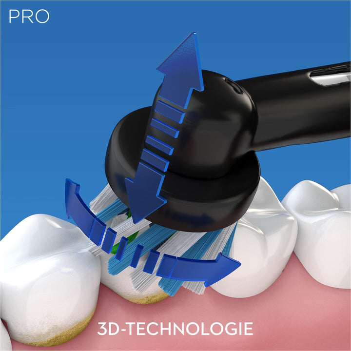 Oral-b Clean & Protect Tandbørste sort med rejseetui