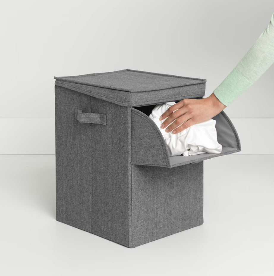 Brabantia - Stapelbar tvättkorg 35 L - Pepper Black