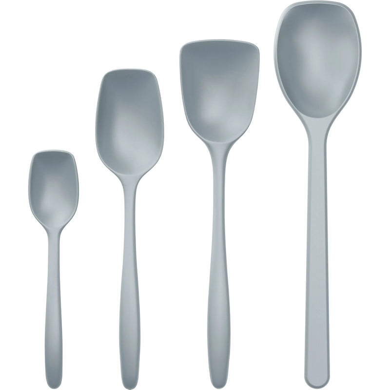 Rösti-Topflöffel-Set, 4-teilig, NEU, Klassisches Staubblau