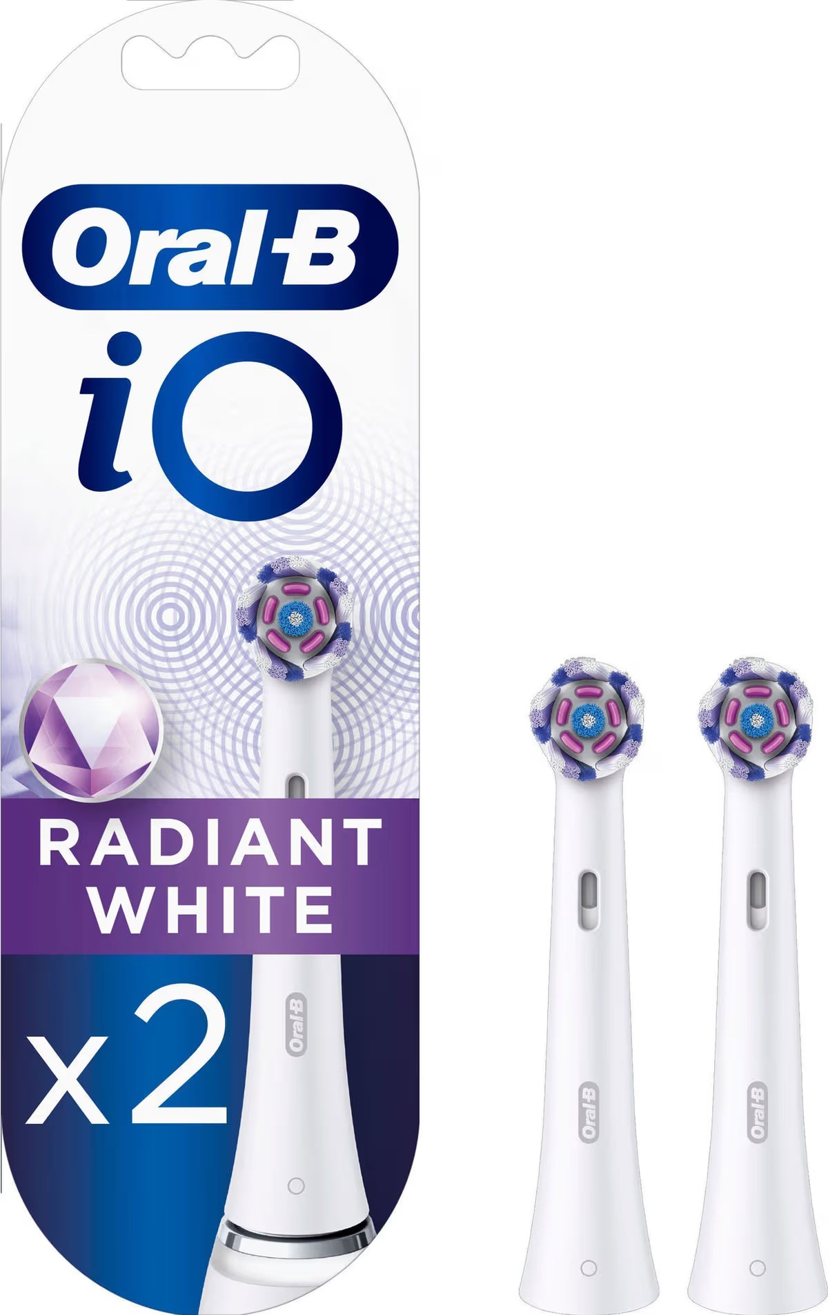 Oral B - løse børster  IO White 2 pack