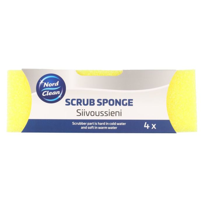 Nord clean - Skrubbesvamp 4 stk.