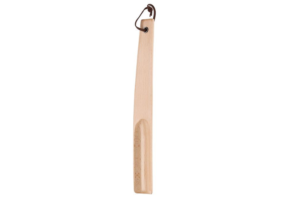 Skohorn i træ - Natur 38 cm