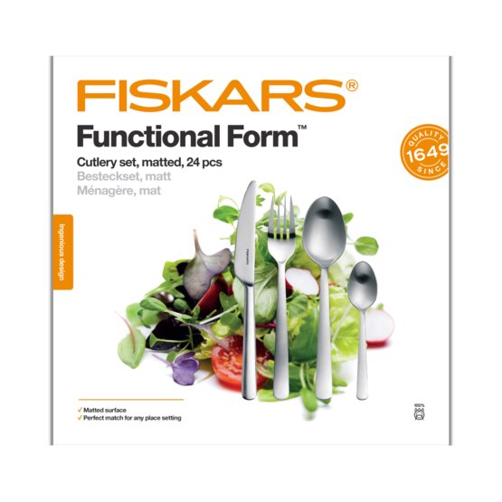 Fiskars - Functional Form Bestiksæt, 24 dele mat