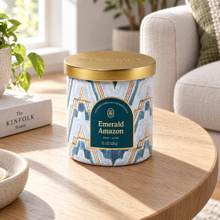 Duftlys - Emerald amazon - 430 g