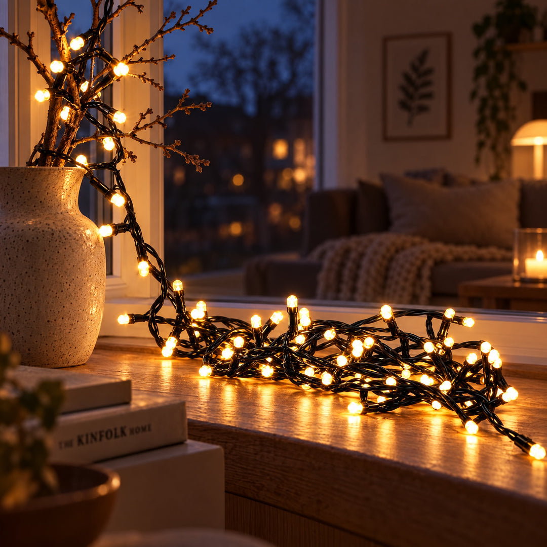 Lyskæde til batteri - 40 LED