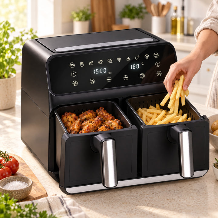 Dobbelt airfryer - 8 L