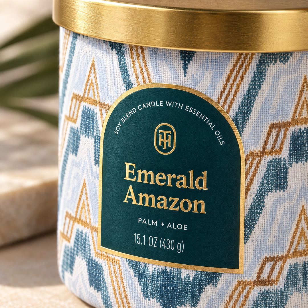 Duftlys - Emerald amazon - 430 g