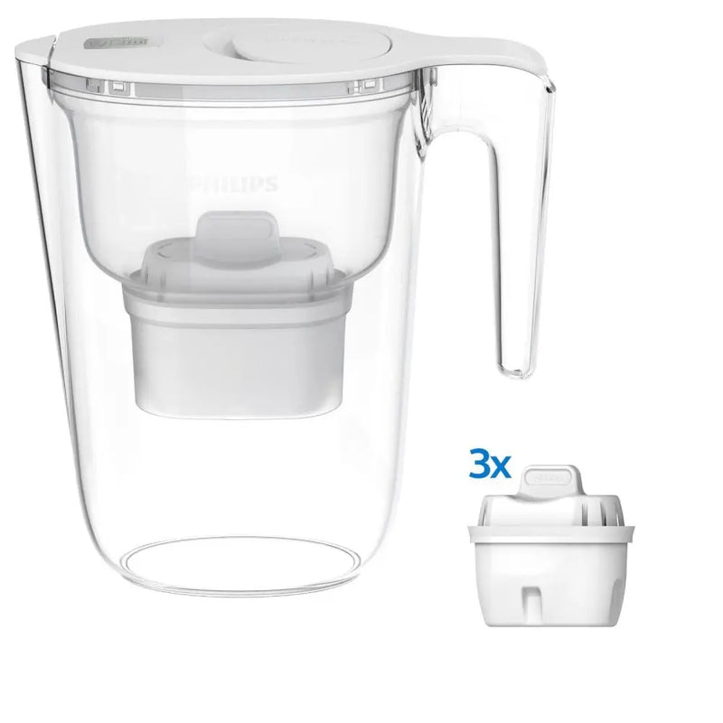 Philips - Wasserfilterkrug 2,6 l inkl. 3 Filter 