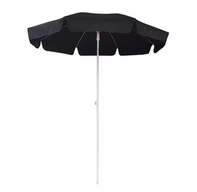 Hoffmann - Parasol med tilt Ø180 cm sort NR. 63