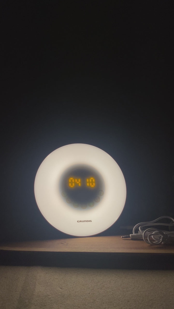 Grundig - Wake up lys med fm radio
