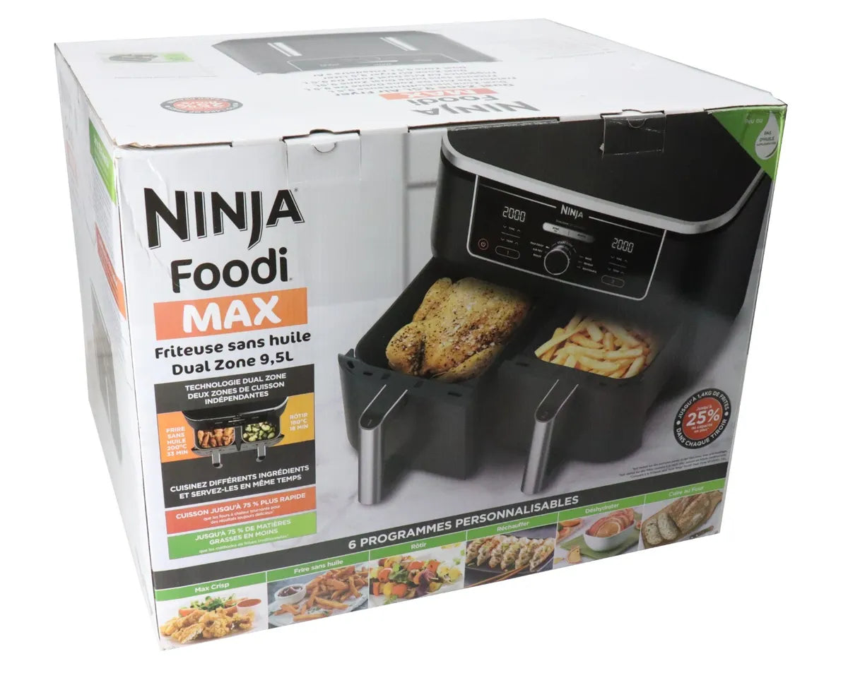 Ninja - Air fryer AF400EU max dual zone 4,75+4,75 L