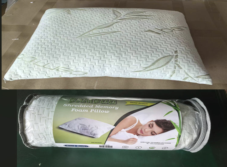 Daily sovepude med strimlet memory foam 70x40 cm