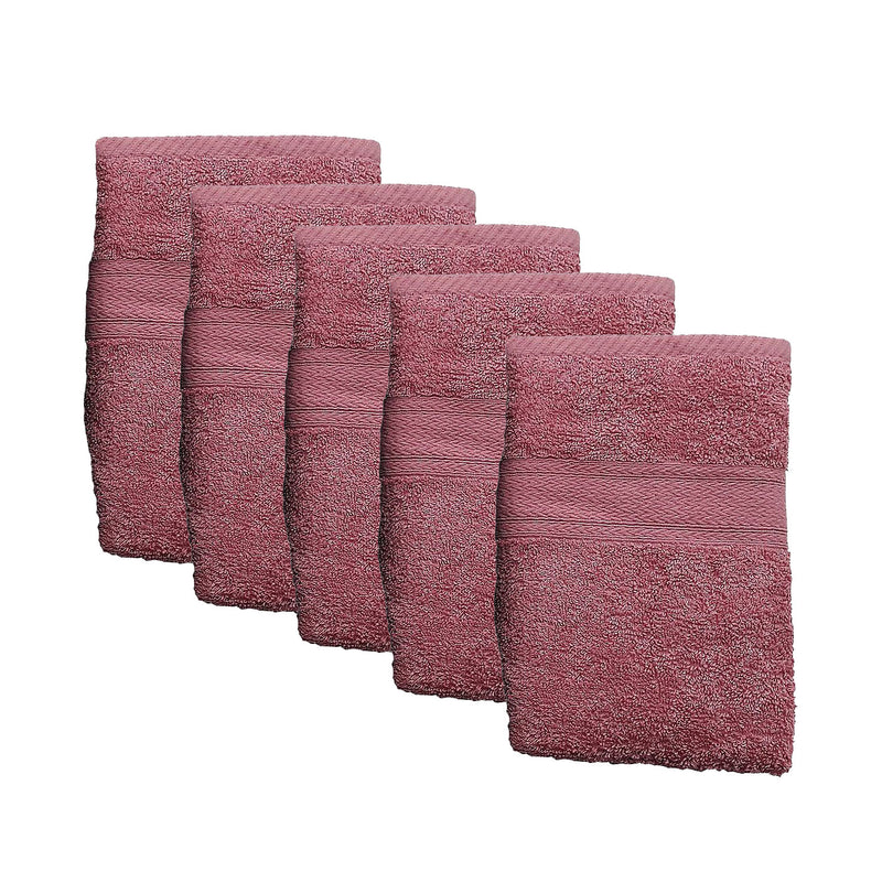 5er-Pack: Conzept - Handtuch - 50x100 cm - rosa