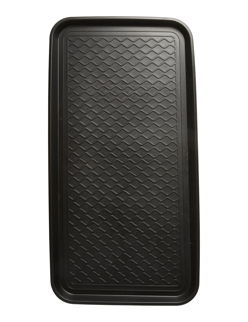Skobricka 38x76 cm plast svart