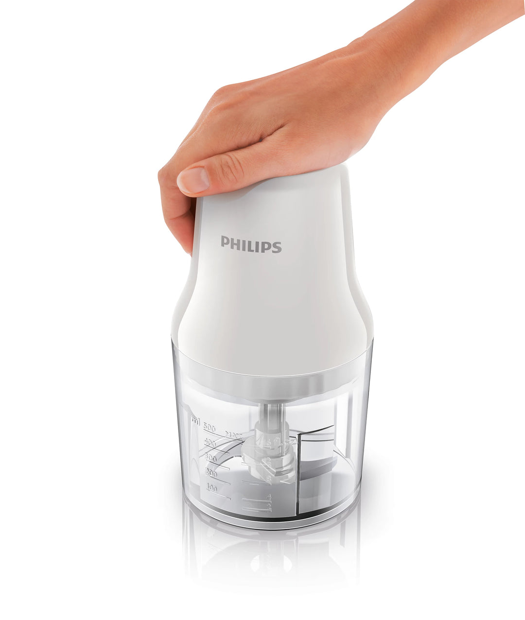 Philips minihakker hvid HR1393/00