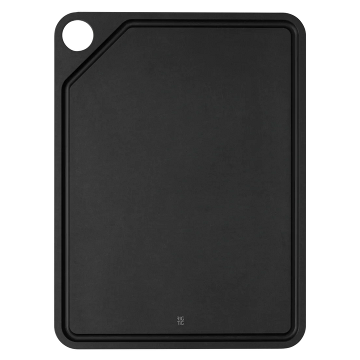 RIG-TIG - Cut-it skærebræt 39,8 cm sort med saftrille