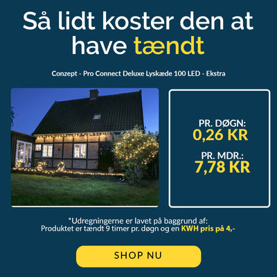 Conzept - Pro Connect Deluxe Lyskæde 100 LED - Ekstra