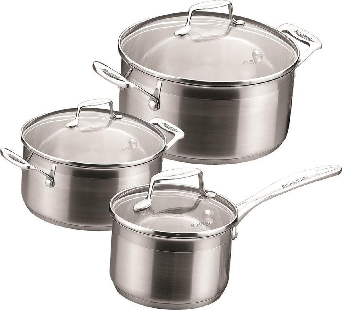 Scanpan kastrullset - Impact - 3 delar