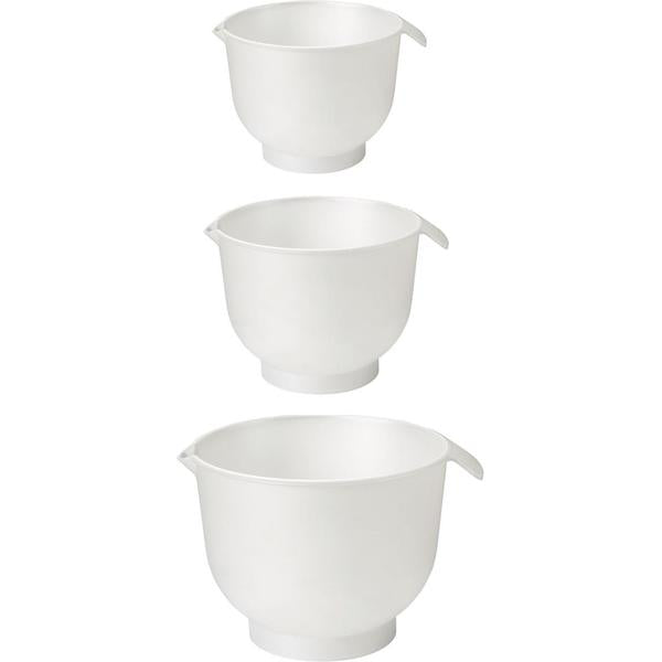 GastroMax – Mixa Line Rührschüsseln, 3-teilig – Weiß