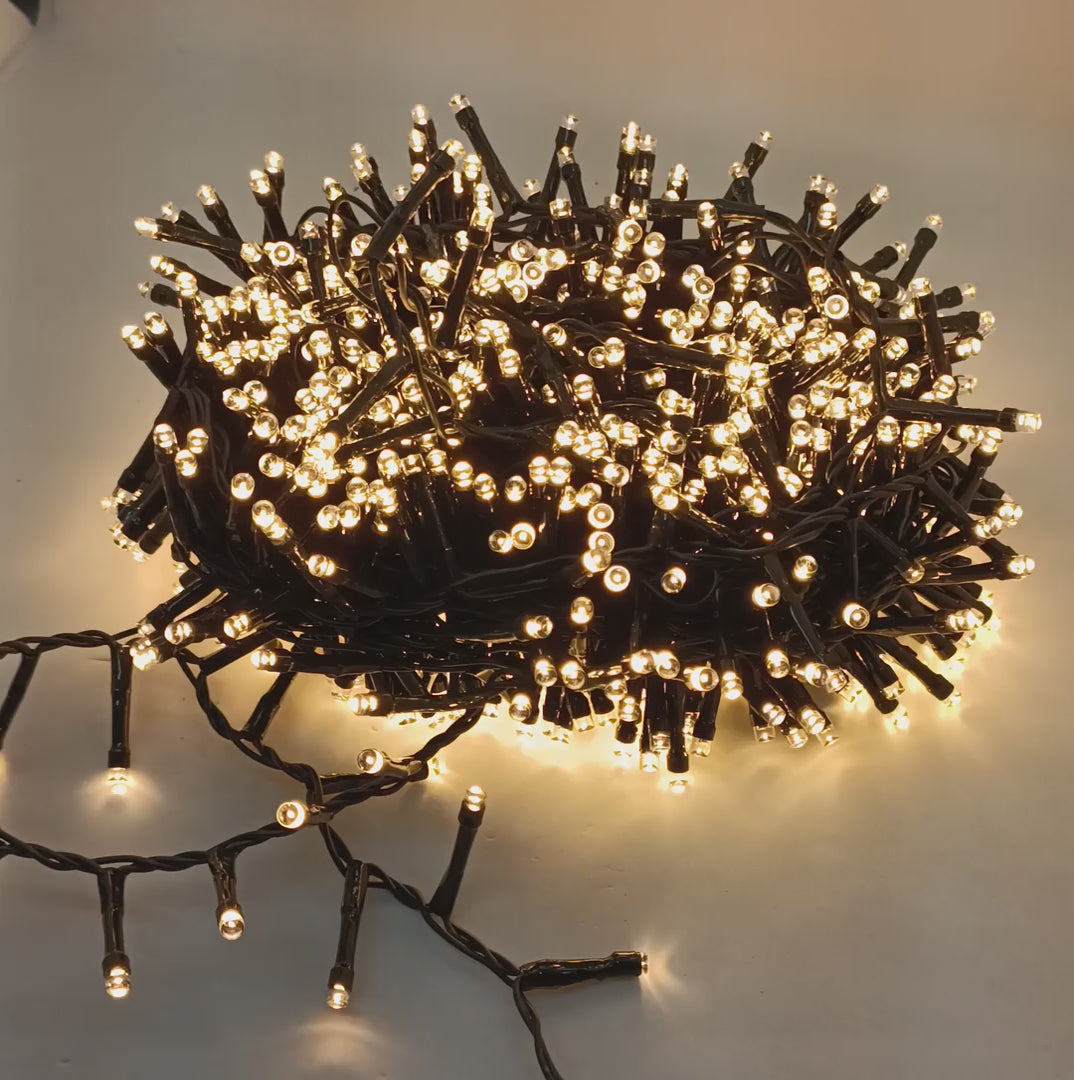 Conzept - Christmas Snake lyskæde med remote function – 400 LED