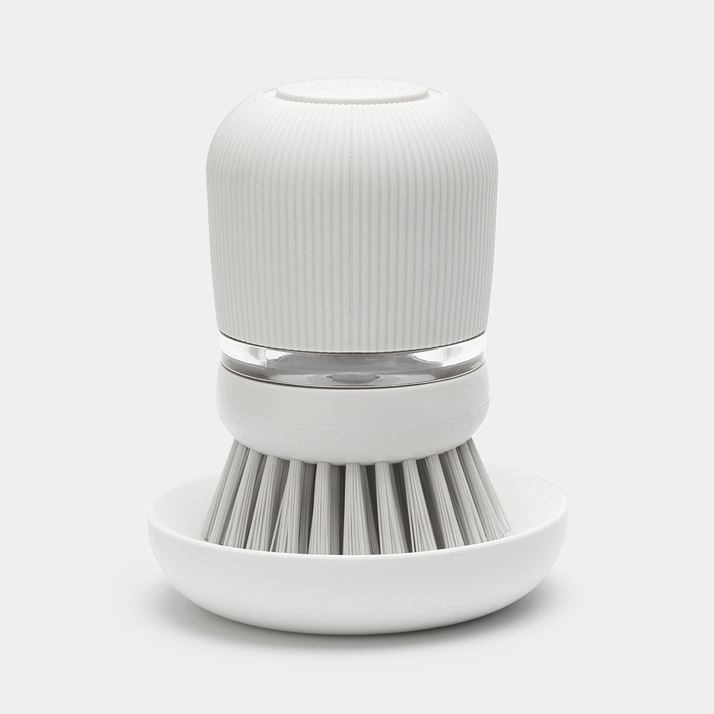 Brabantia - Børste med sæbedispenser - Light Grey