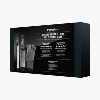 Microplane - Gourmet Grater sæt med Skæreresistent handske