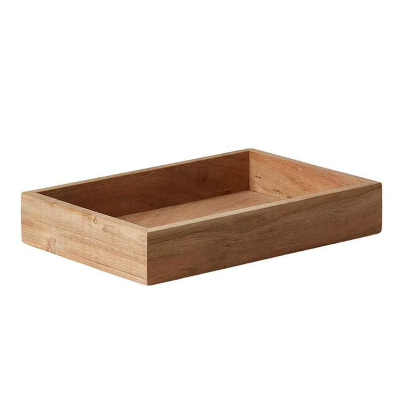 Schachtel 29x20x5 cm, geöltes Akazienholz