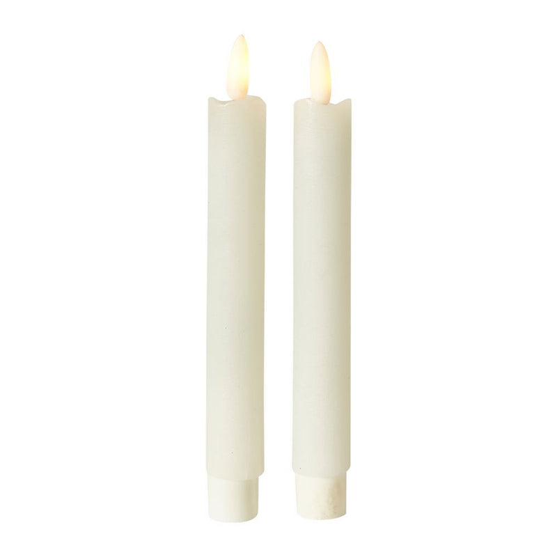 Conzept - Stagelys 2 stk. i hvid - 18 cm