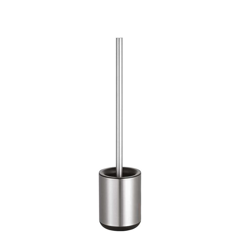 Conzept Bad-WC-Bürste aus Edelstahl mit Silikonkopf, Ø 10,5 x 49 cm