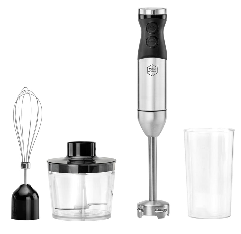 OBH Nordica – Stabmixer-Set Elite Mix 7715 – Stahl/Schwarz
