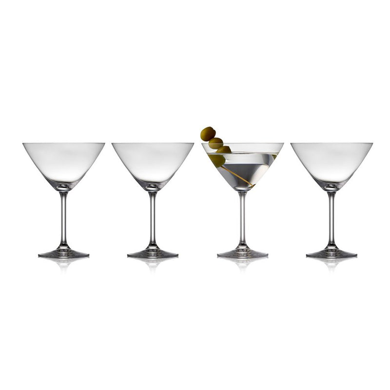 Lyngby Glass – Jewel Martiniglas 28 cl – 4 Stück