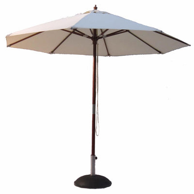 Hoffmann - Nice parasol Ø3 m 2 delt natur NR. 2