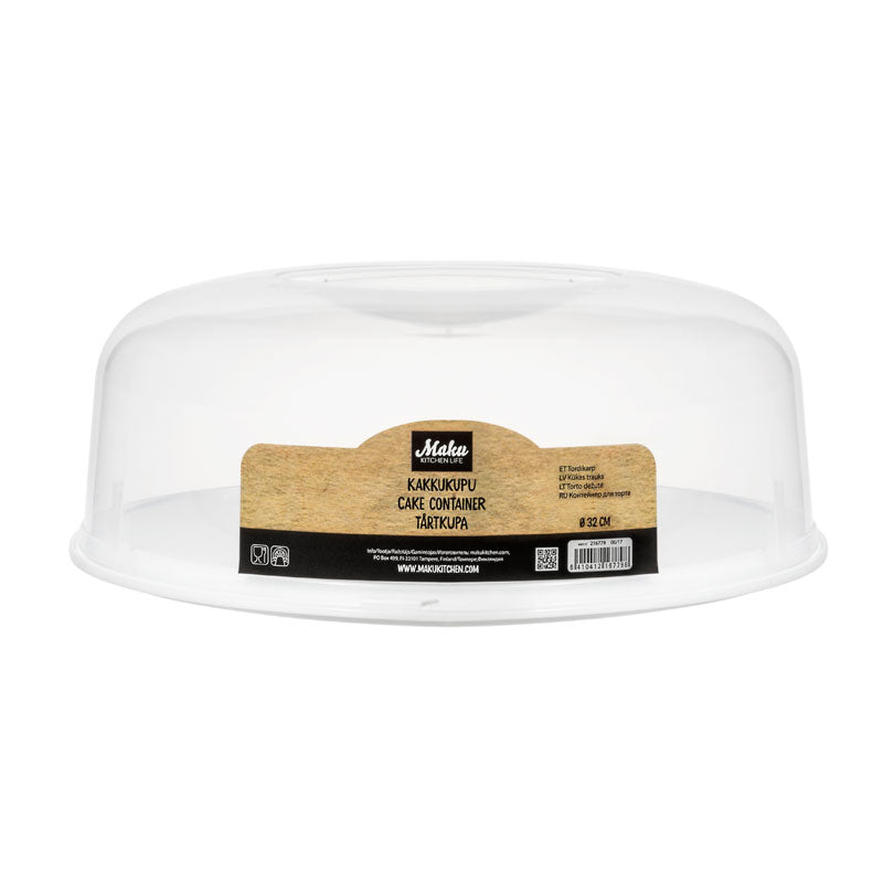 MAKU kagefad med låg plast 32x12,5 cm