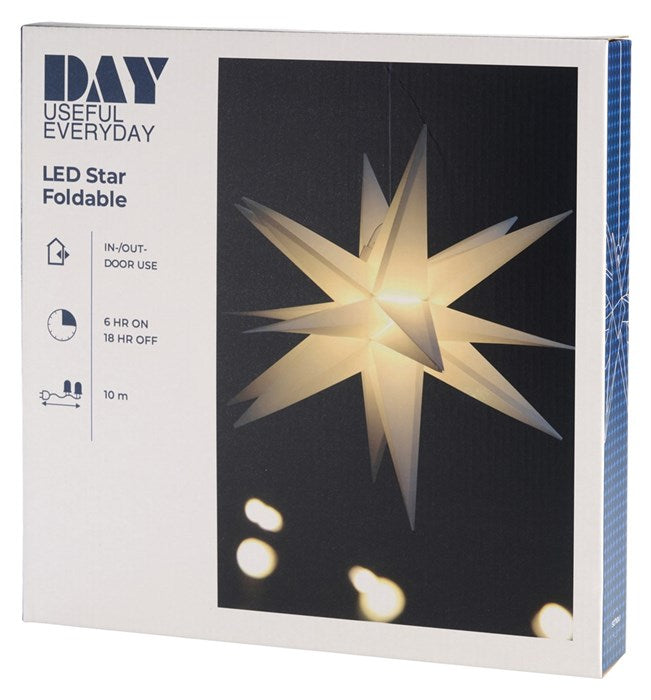 Day - Stjerne 3D 44x48x57 cm - IP44 med timer