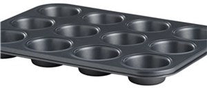 Day - Muffinform 12 stk. carbon stål