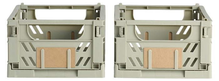 Day - Opbevaringskasse Moss green 2 stk. - 25x16.5x10 cm
