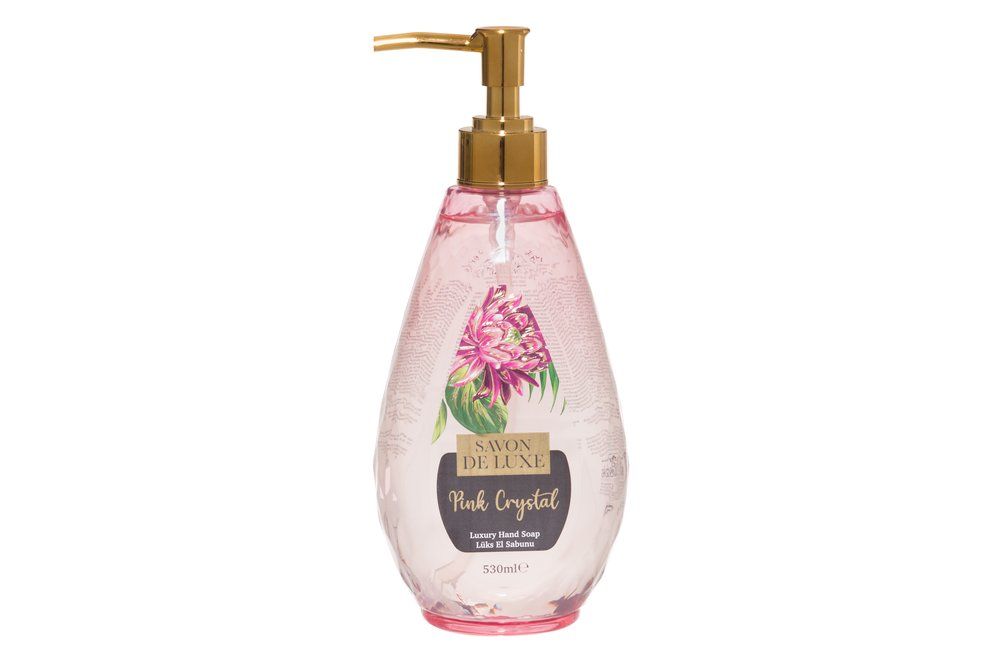 Savon de Luxe - Kristallin flytande tvål FI-SV-ET-LV-LT - 530 ml rosa