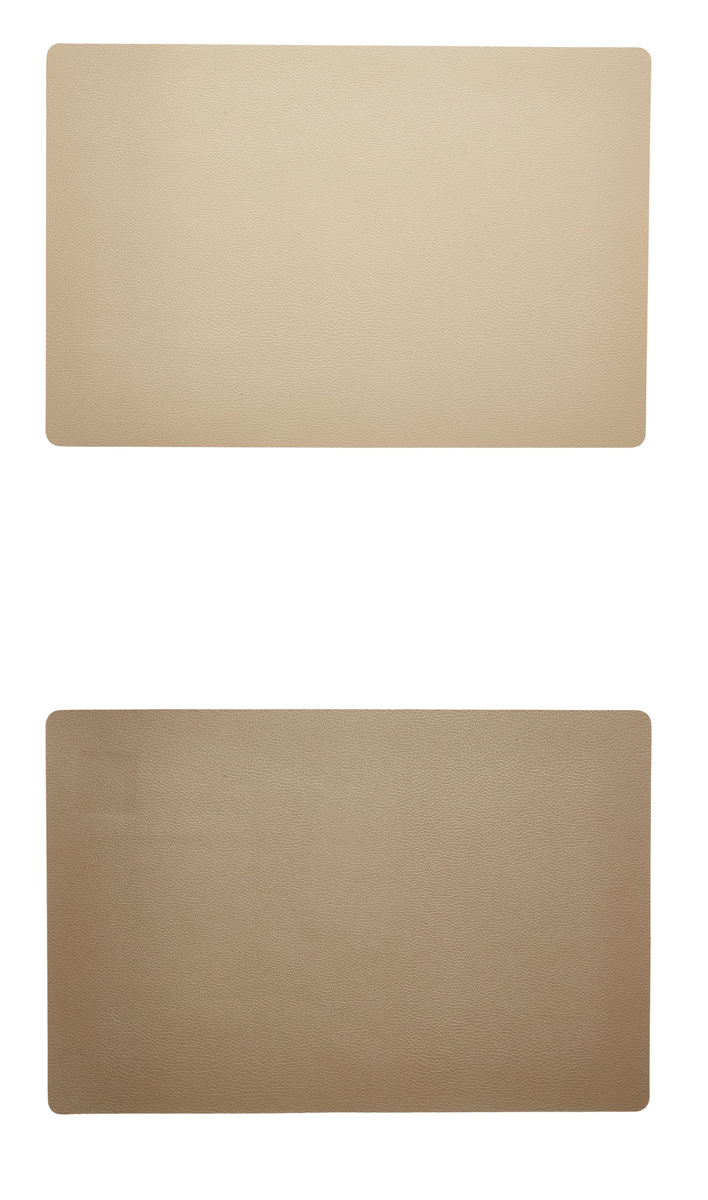 Dacore - Bordsunderlägg PU mjuk 30x45 cm - beige/taupe vändbar