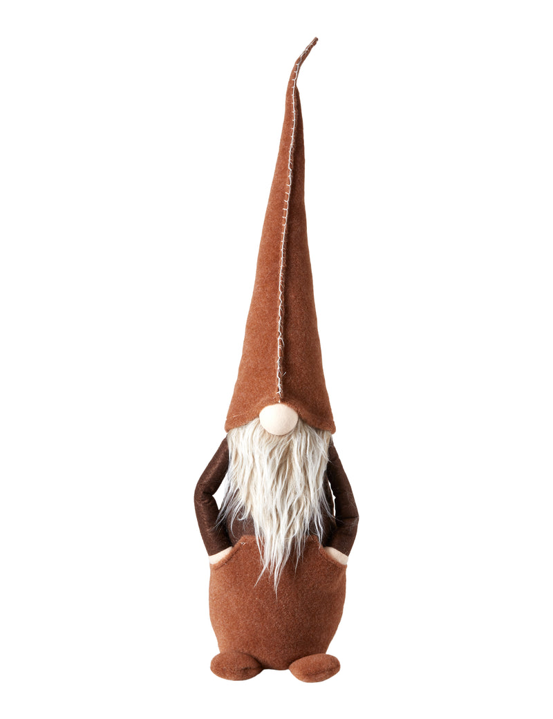 Dacore - Weihnachtsmann mit Taschen/Mütze 73 cm - Filz braun