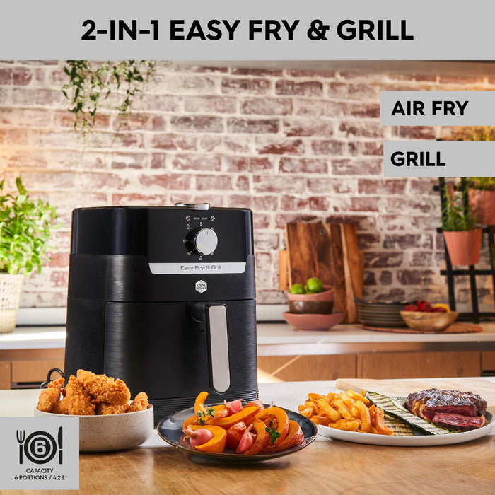 OBH Nordica - Air Fryer Classic 2-i-1 - Black