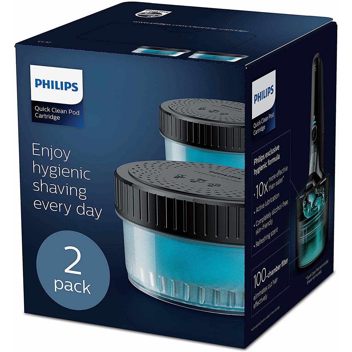 Philips - Quick Clean Pod rensevæske, 2 pk.