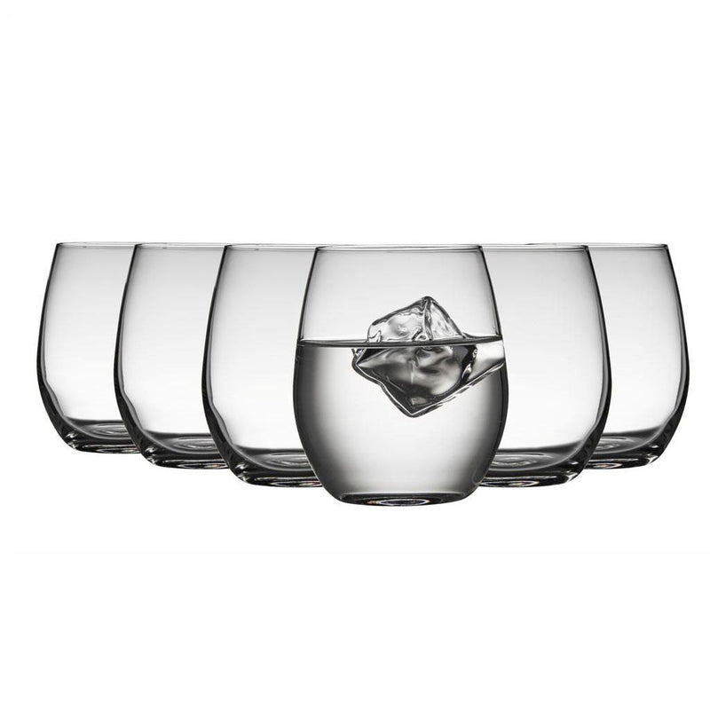 Lyngby Glass - Jewel Wasserglas - 39 cl - 6 Stück.