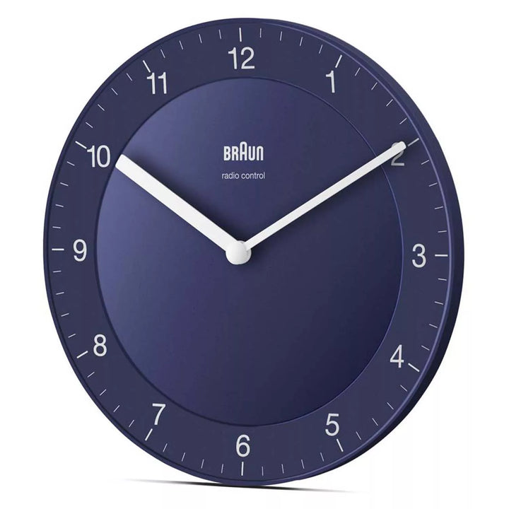 Braun - Klassisk väggklocka blå - 20 cm