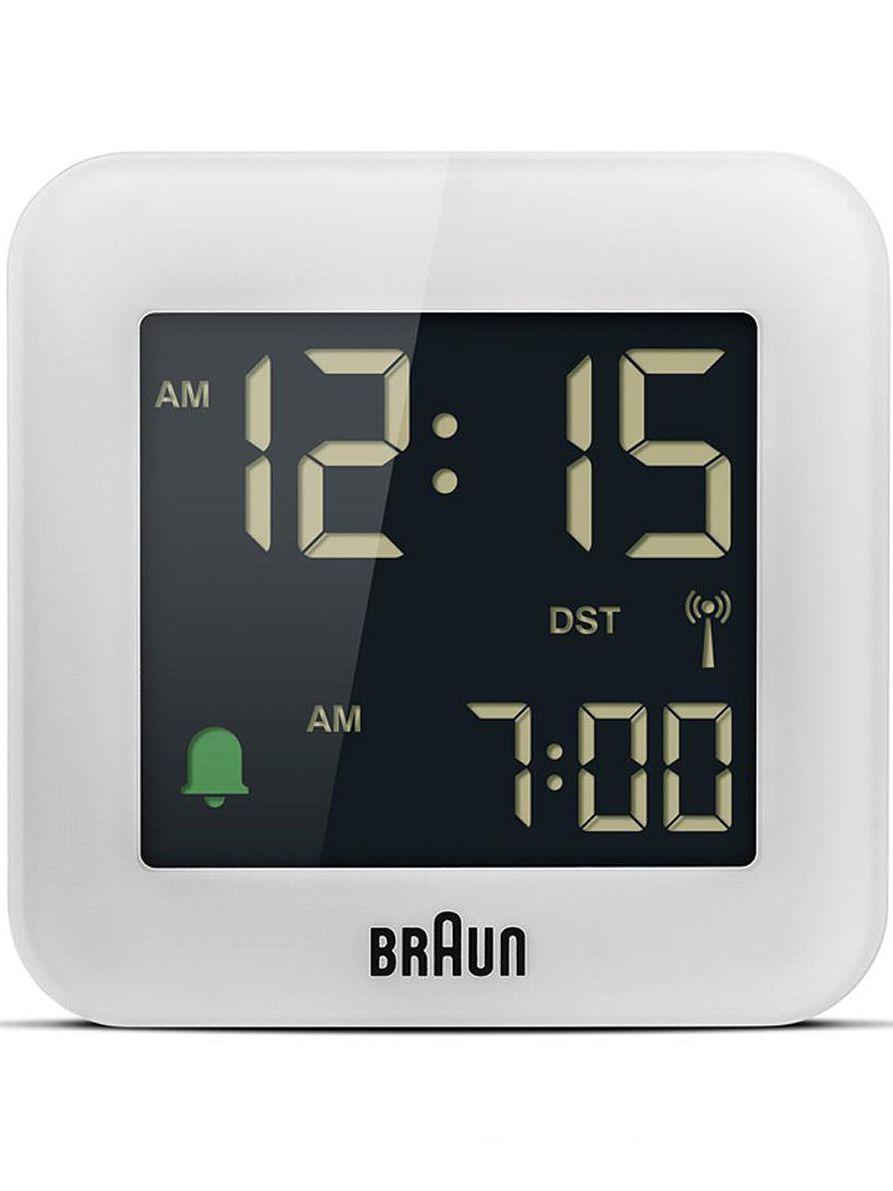 Braun - Väckarklocka BC08W-DCF digital radiostyrd - Vit