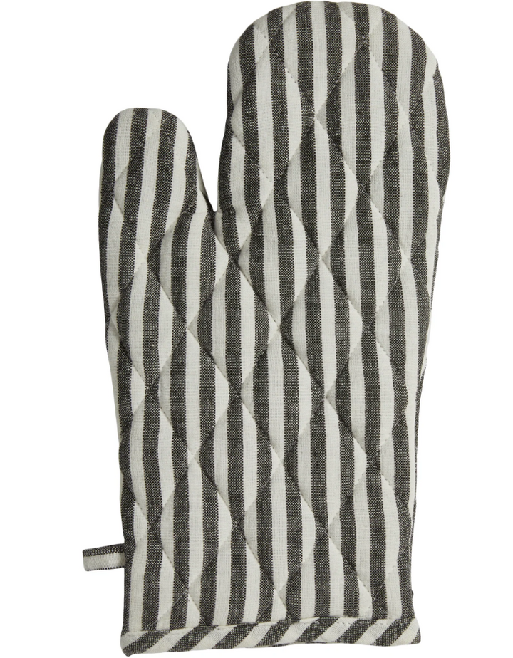 Dacore - Grillhandske quilt 18x32 cm strib sort