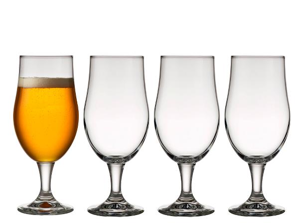 Lyngby Glas - Juvel Ølglas 49 cl. - 4 stk