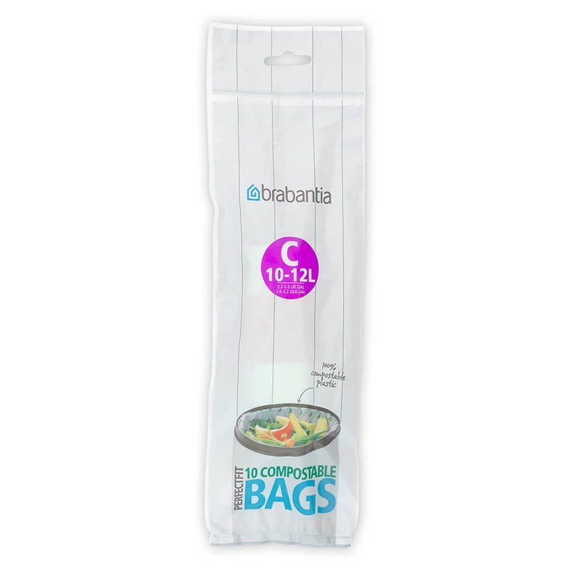 Brabantia – Müllbeutel Größe C – 10 Stück. Bio